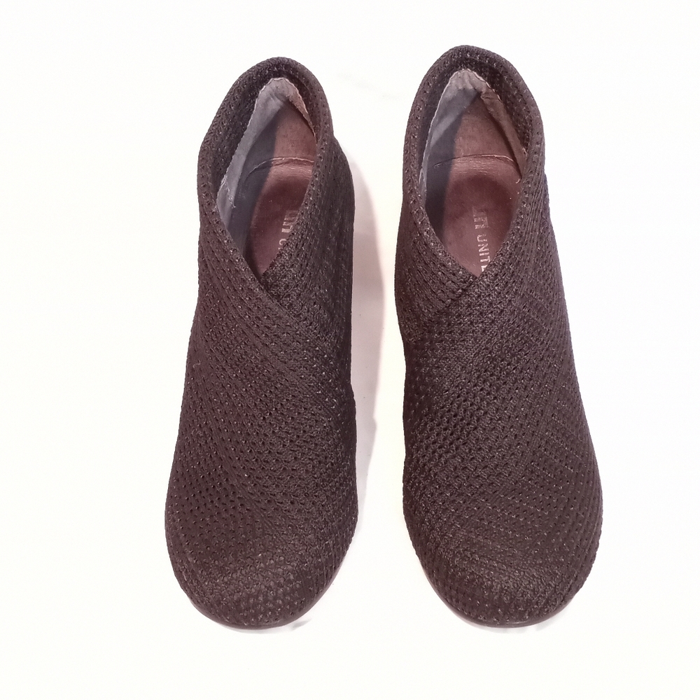 UNITED NUDE Woven Elastic "Foldover" Ankle Bootie - Picture 6 of 9